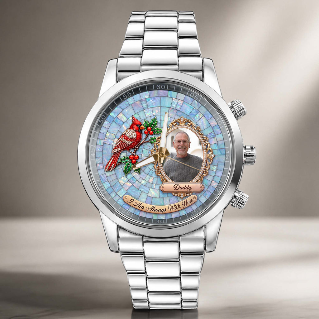 Personalized Men's Watch Custom Photo Gift for Dad Memorial Men's Watch GradoCreations