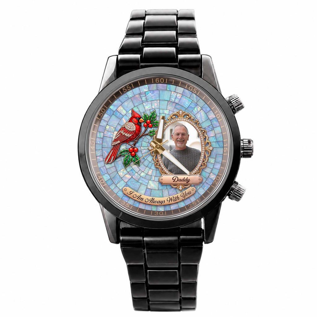 Personalized Men's Watch Custom Photo Gift for Dad Memorial Men's Watch GradoCreations