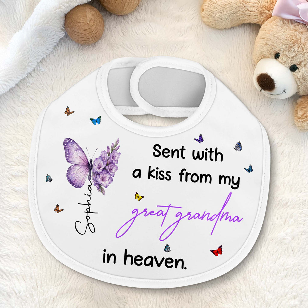 Personalized Baby Bib Custom Name Gift for Baby Shower Baby Bib GradoCreations