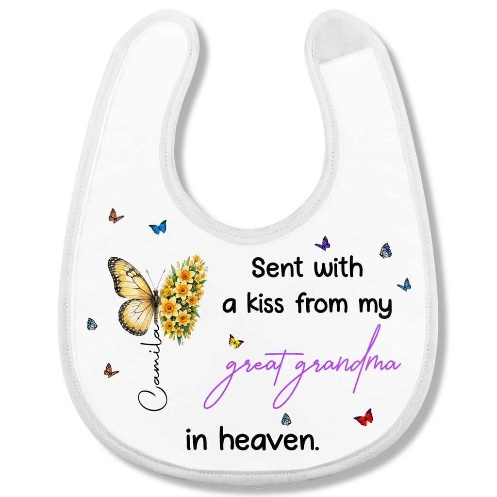 Personalized Baby Bib Custom Name Gift for Baby Shower Baby Bib GradoCreations