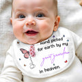 Personalized Cotton Baby Bib Custom Name Gift for Baby Baby Bib GradoCreations
