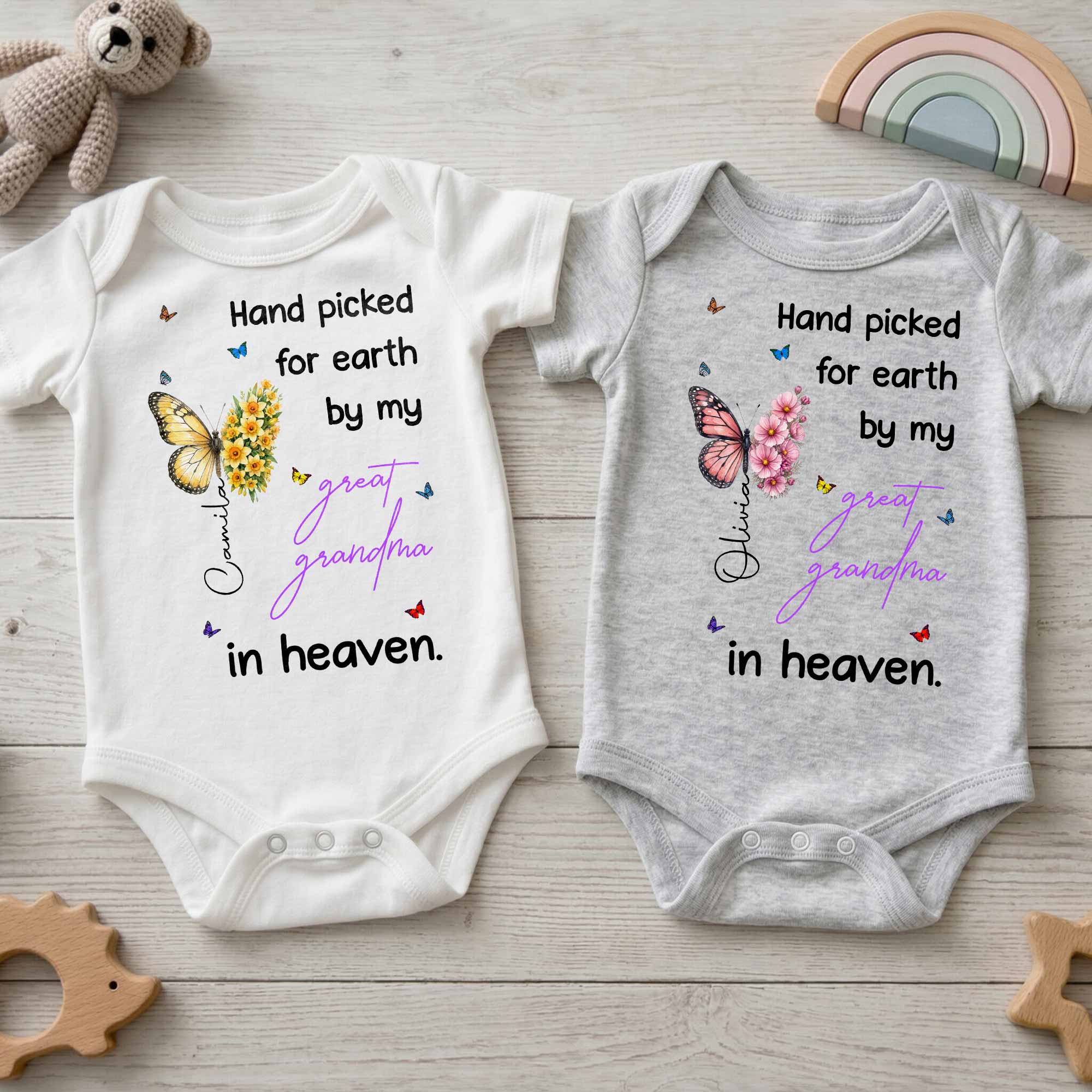 Personalized Custom Baby Onesie with Name for Baby Shower Gift Baby Onesie GradoCreations