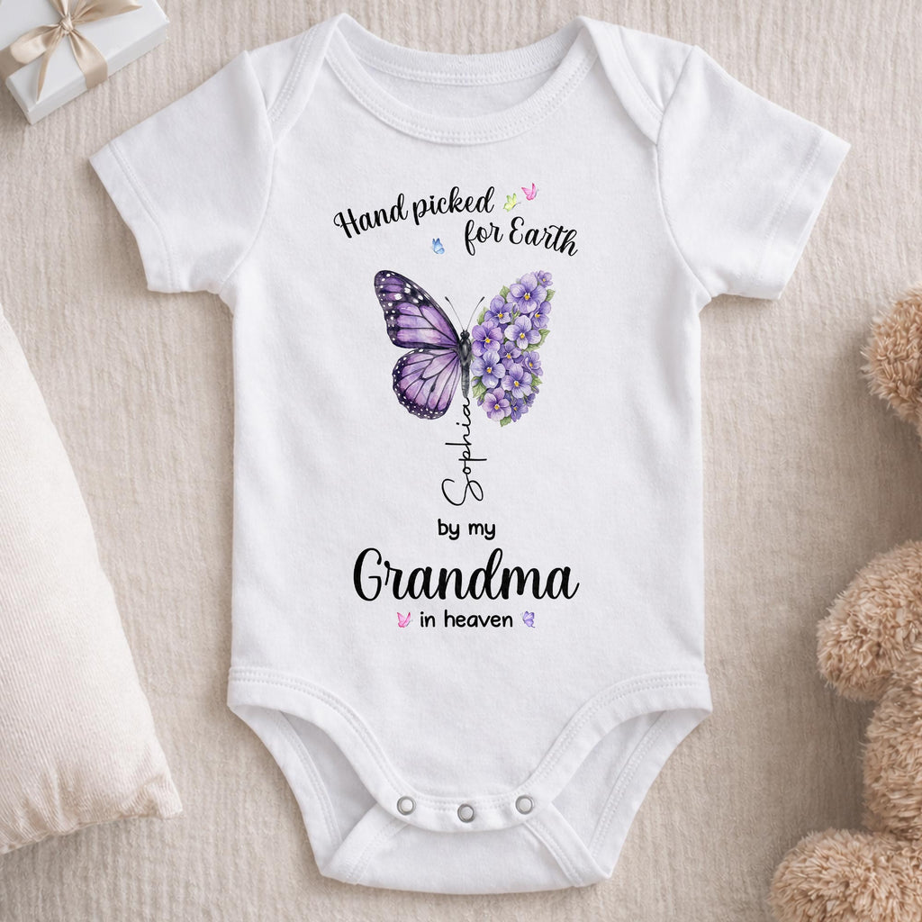 Personalized Baby Onesie Custom Name Gift for Baby Shower Baby Onesie GradoCreations