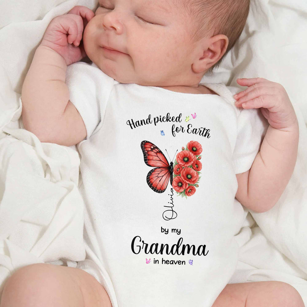 Personalized Baby Onesie Custom Name Gift for Baby Shower Baby Onesie GradoCreations