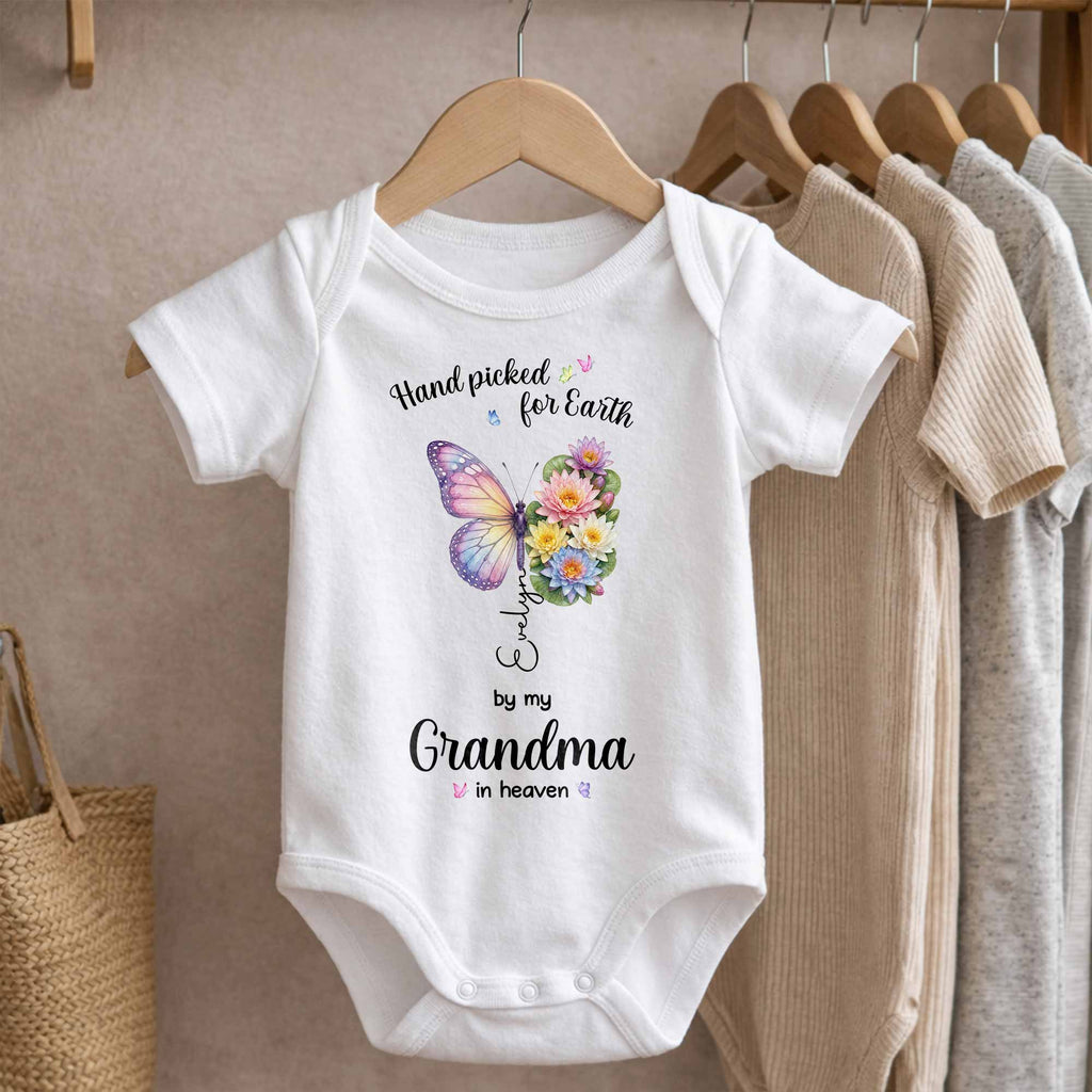 Personalized Baby Onesie Custom Name Gift for Baby Shower Baby Onesie GradoCreations