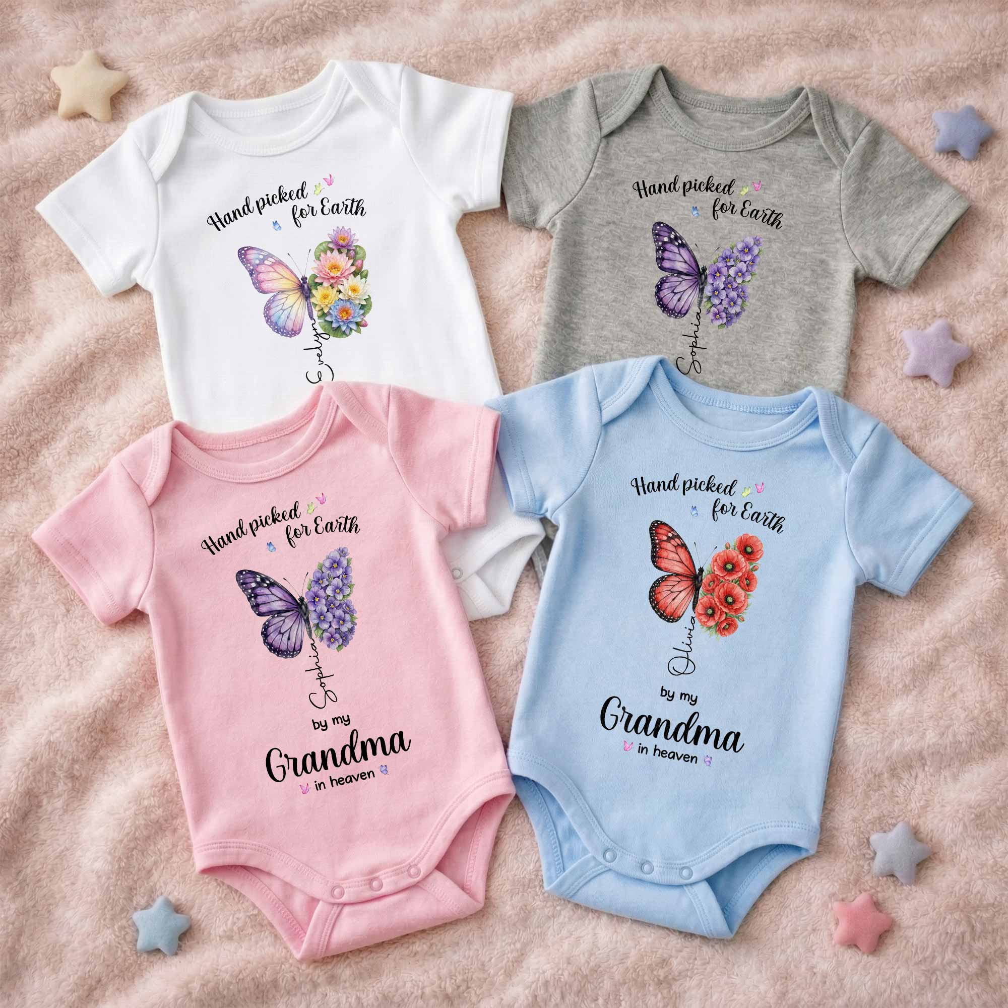 Personalized Baby Onesie Custom Name Gift for Baby Shower Baby Onesie GradoCreations