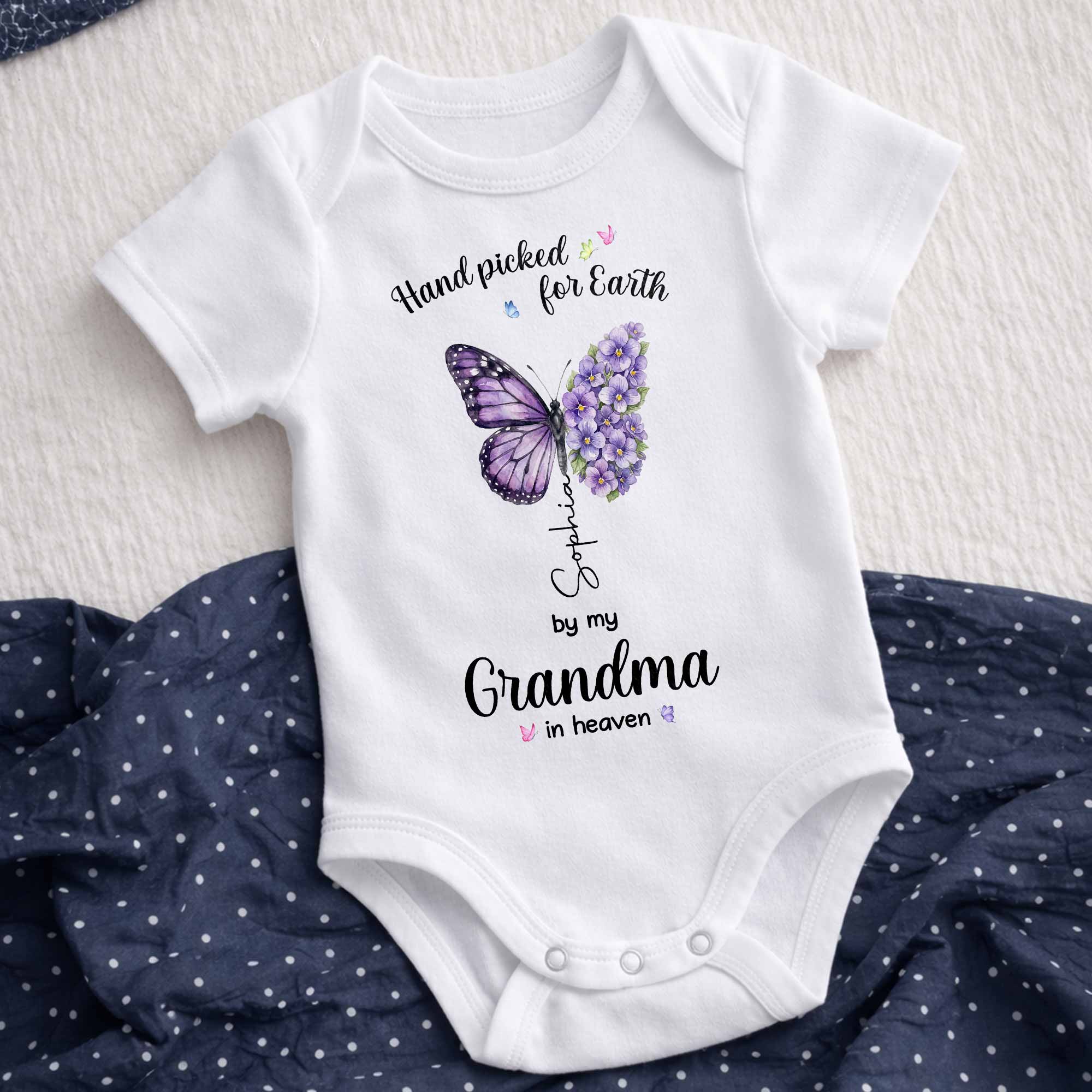 Personalized Baby Onesie Custom Name Gift for Baby Shower Baby Onesie GradoCreations
