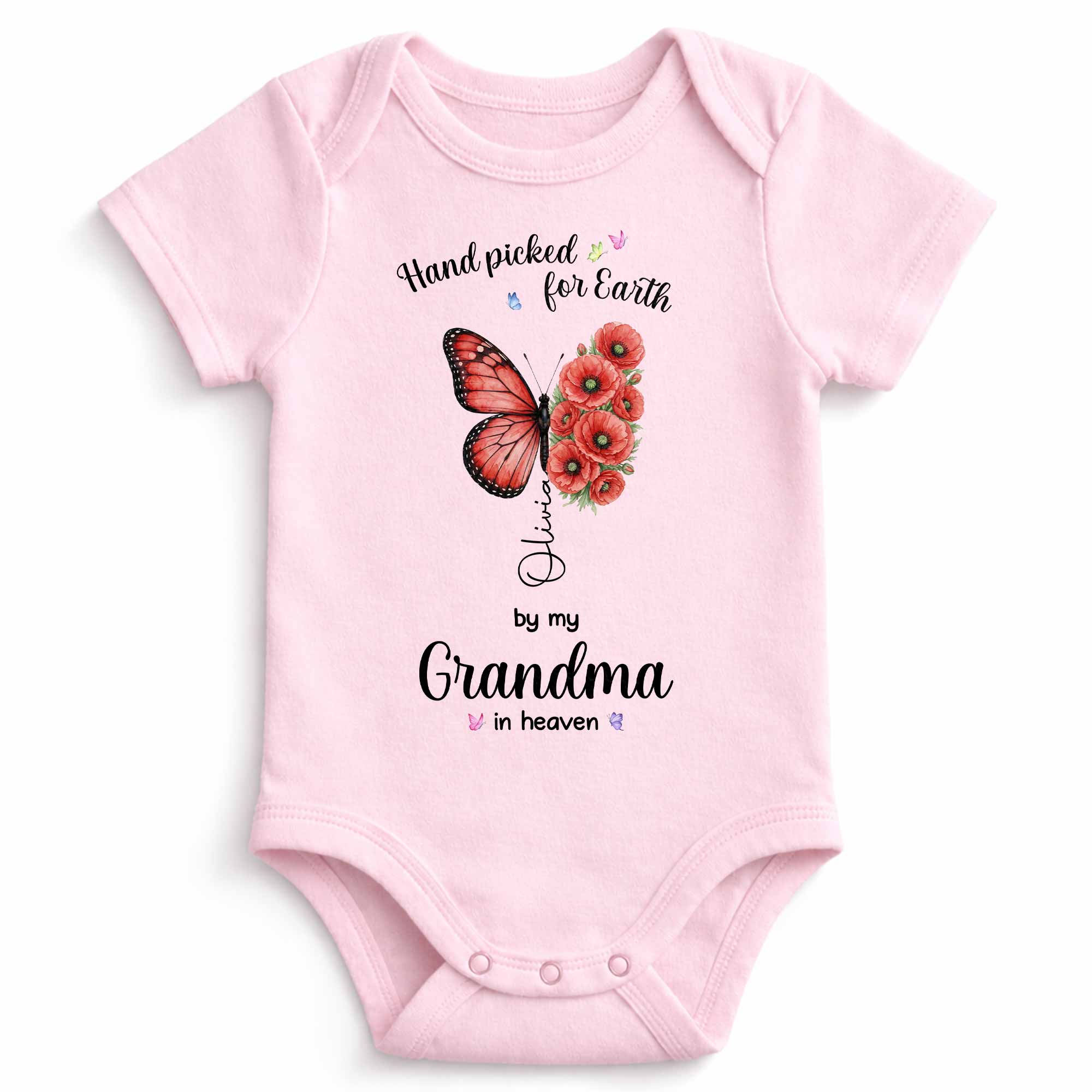 Personalized Baby Onesie Custom Name Gift for Baby Shower Baby Onesie GradoCreations