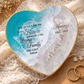 Personalized Heart-Shaped Jewelry Dish Custom Name Gift for Family Heart Jewelry Dish GradoCreations