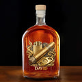 Personalized Whiskey Bottle Custom Name 3D Effect Gift for Him Whiskey Bottle GradoCreations