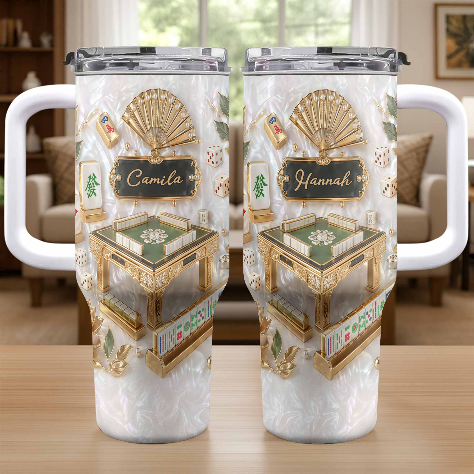 Personalized 40oz Stainless Steel Tumbler Custom Name Gift for Game Lovers 40oz Tumbler GradoCreations