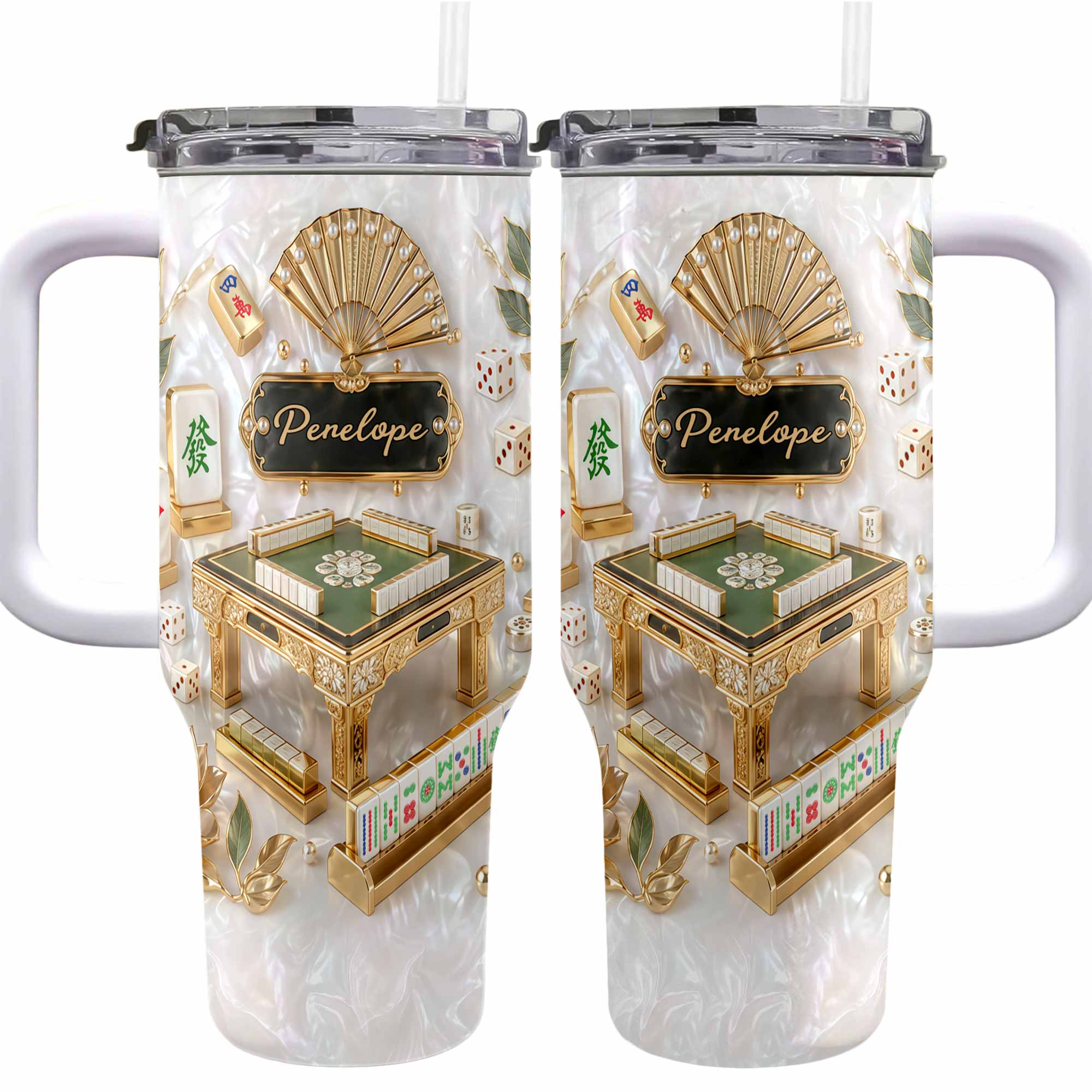 Personalized 40oz Stainless Steel Tumbler Custom Name Gift for Game Lovers 40oz Tumbler GradoCreations