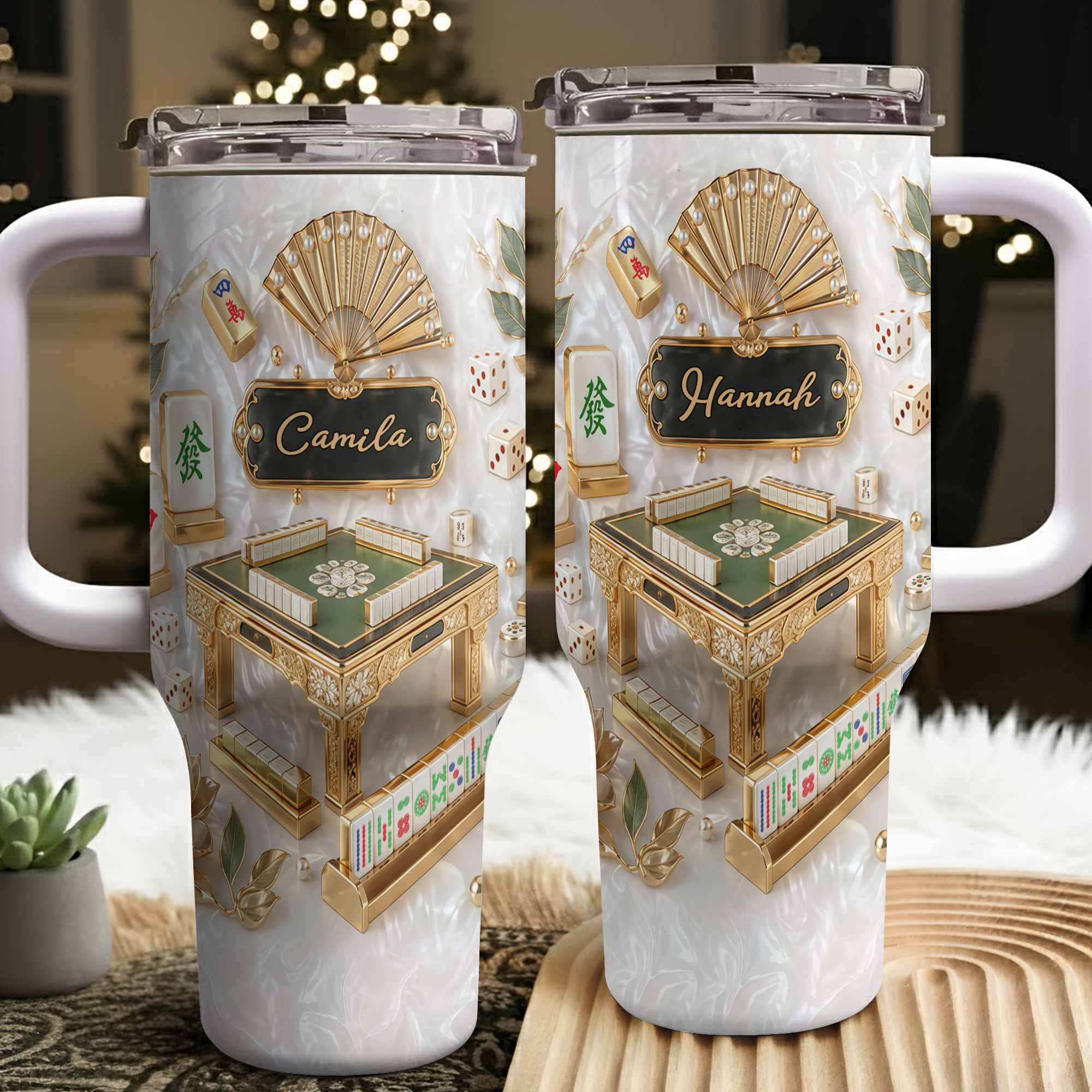 Personalized 40oz Stainless Steel Tumbler Custom Name Gift for Game Lovers 40oz Tumbler GradoCreations