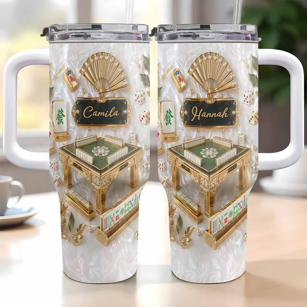 Personalized 40oz Stainless Steel Tumbler Custom Name Gift for Game Lovers 40oz Tumbler GradoCreations