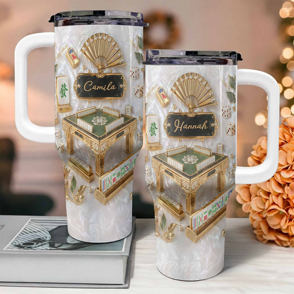Personalized 40oz Stainless Steel Tumbler Custom Name Gift for Game Lovers 40oz Tumbler GradoCreations
