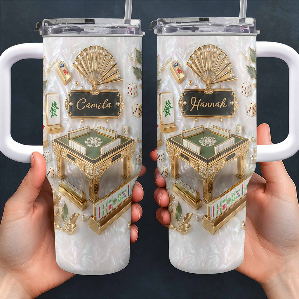 Personalized 40oz Stainless Steel Tumbler Custom Name Gift for Game Lovers 40oz Tumbler GradoCreations