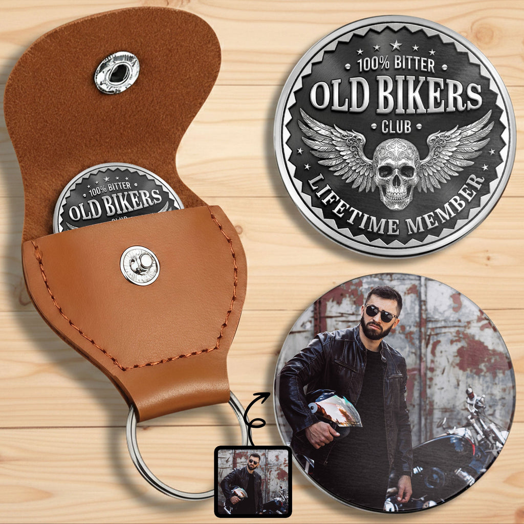 Personalized Pocket Hug for Bikers Custom Keepsake Gift Pocket Hug GradoCreations