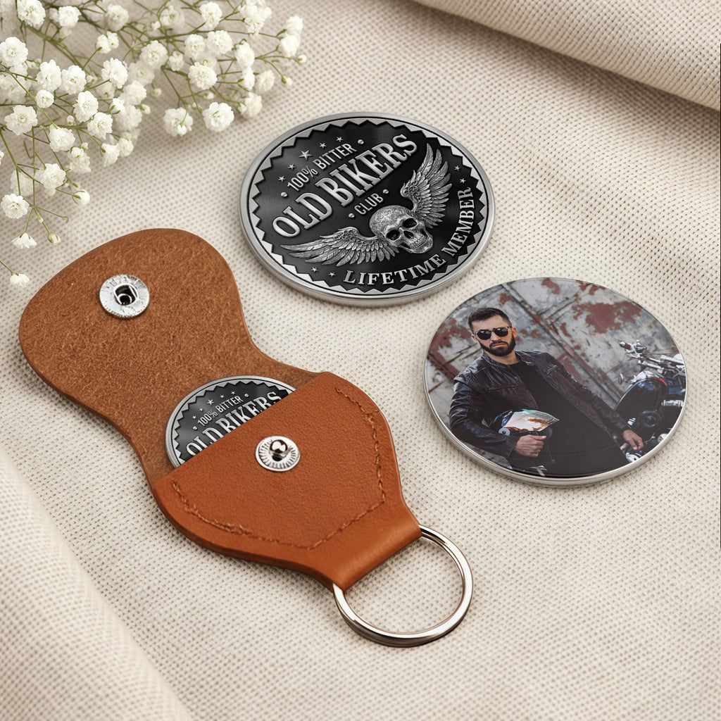 Personalized Pocket Hug for Bikers Custom Keepsake Gift Pocket Hug GradoCreations