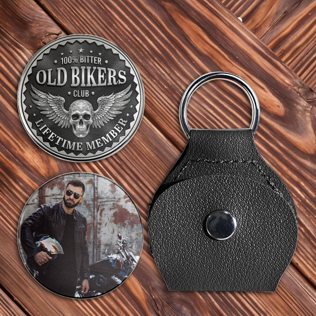 Personalized Pocket Hug for Bikers Custom Keepsake Gift Pocket Hug GradoCreations