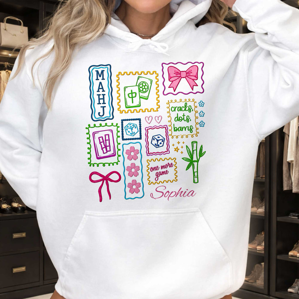 Personalized Custom Mahjong Game T-shirt & Hoodie Gift Idea Shirt GradoCreations