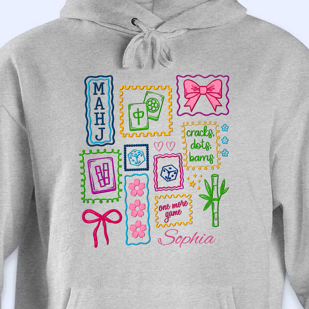 Personalized Custom Mahjong Game T-shirt & Hoodie Gift Idea Shirt GradoCreations