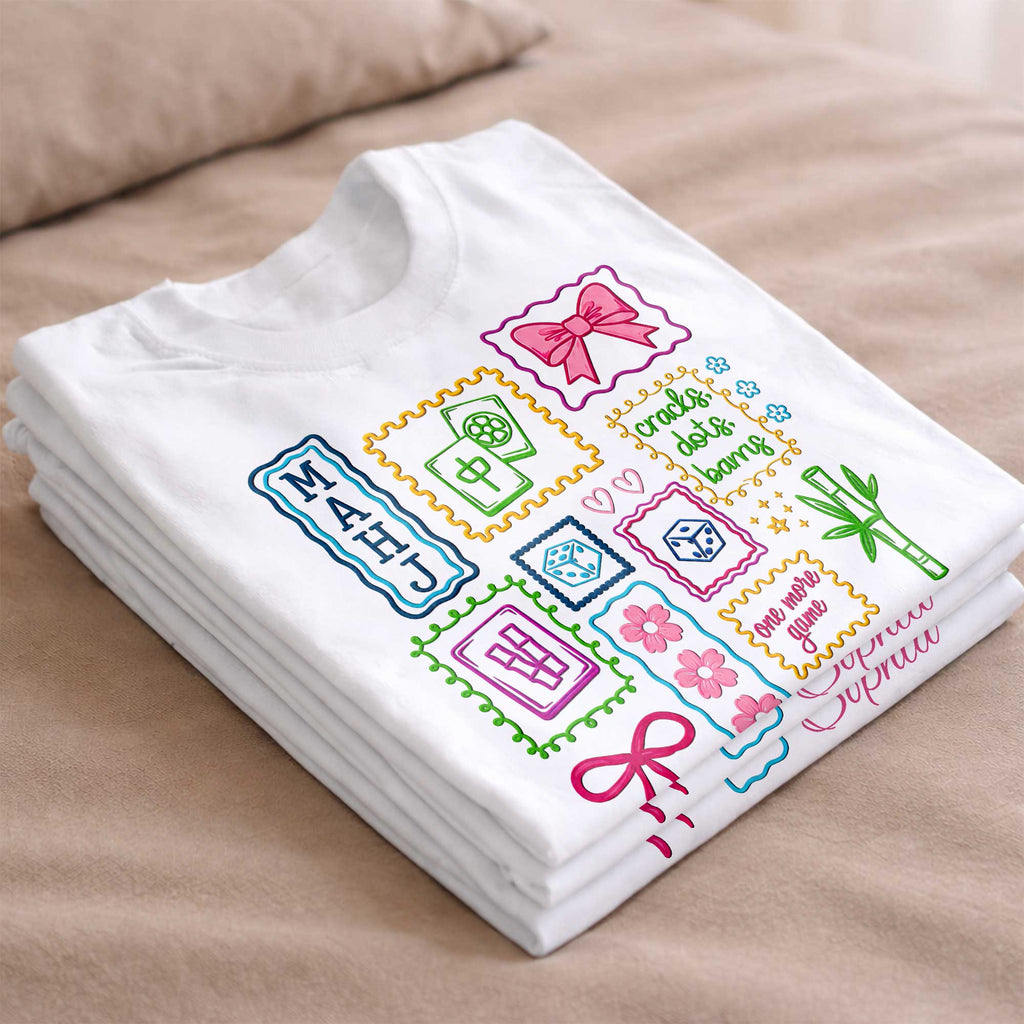 Personalized Custom Mahjong Game T-shirt & Hoodie Gift Idea Shirt GradoCreations