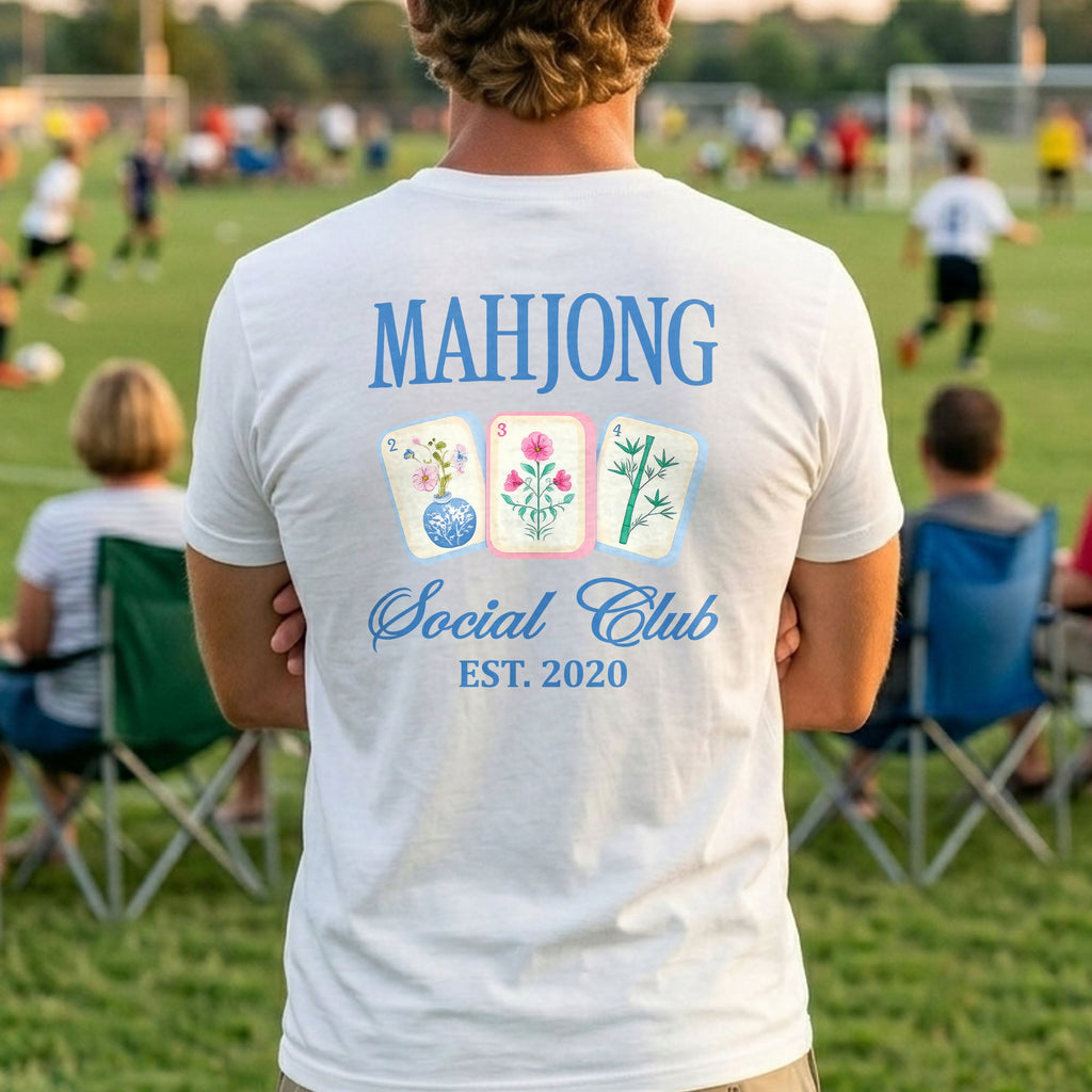 Personalized Mahjong T-Shirt Custom Front & Back Gift for Him T-Shirt Font and Back GradoCreations