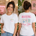 Personalized Mahjong T-Shirt Custom Front & Back Gift for Him T-Shirt Font and Back GradoCreations