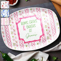 Personalized Custom Plate for Game Night Treats - Unique Gift Custom Plate GradoCreations