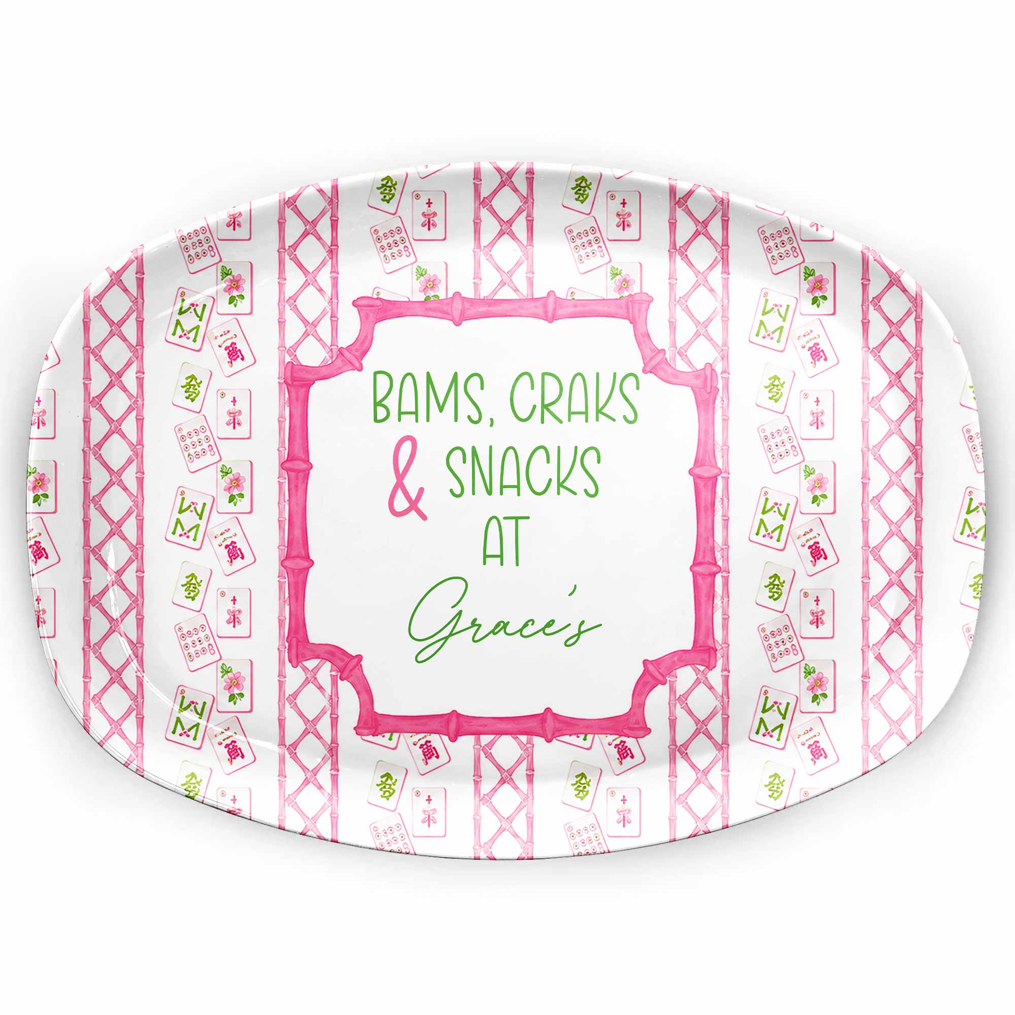 Personalized Custom Plate for Game Night Treats - Unique Gift Custom Plate GradoCreations
