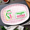 Personalized Mahjong Custom Plate Gift for Besties & Family Custom Plate GradoCreations