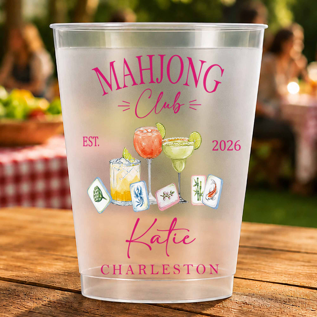 Personalized Frosted Cups Custom Name Cocktail Gift for Besties Frosted Cups GradoCreations