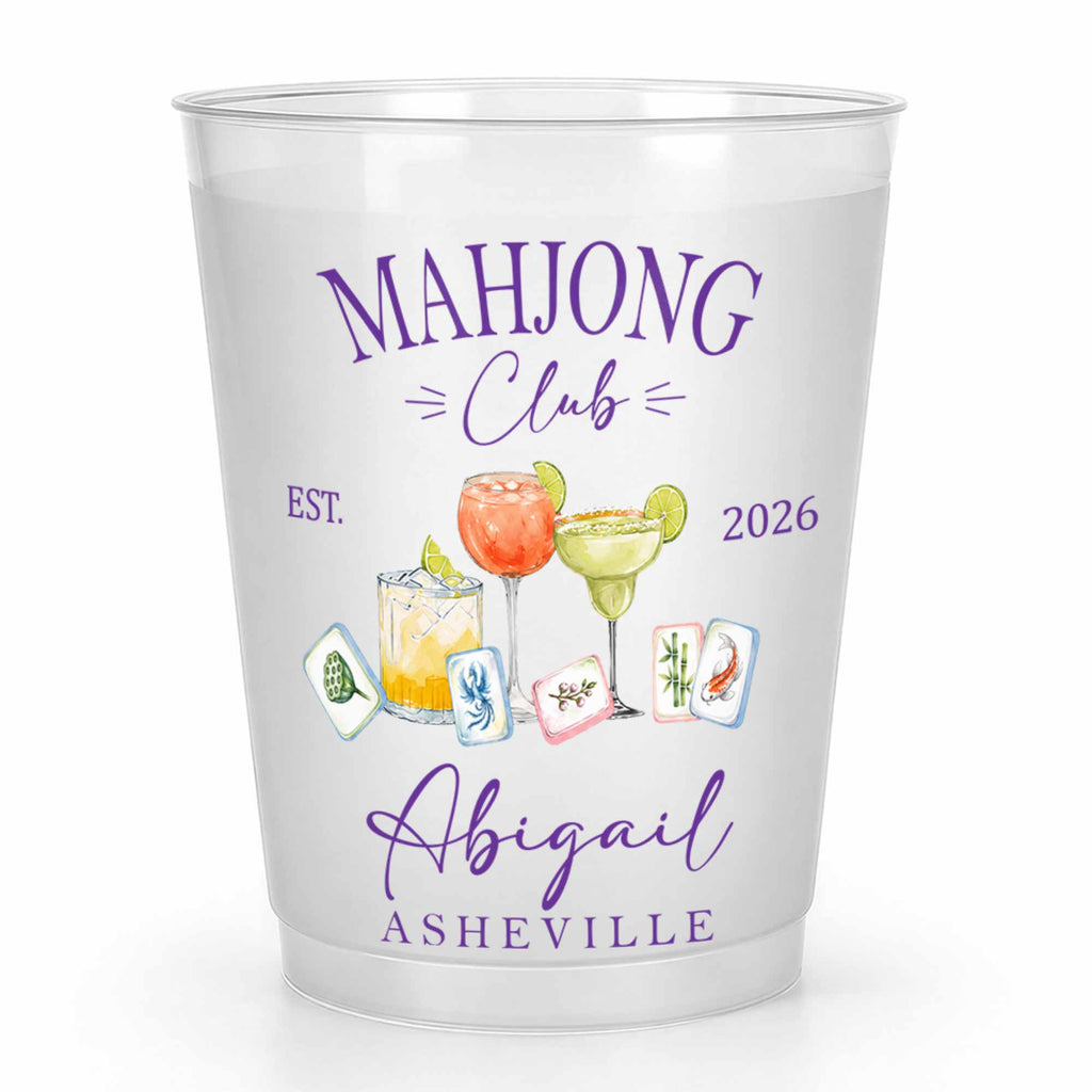 Personalized Frosted Cups Custom Name Cocktail Gift for Besties Frosted Cups GradoCreations
