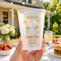 Personalized Frosted Cups for Mahjong Lovers & Game Night
