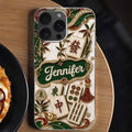 Personalized Mahjong Tile Clear Phone Case Custom Name Gift Clear Phone Case GradoCreations