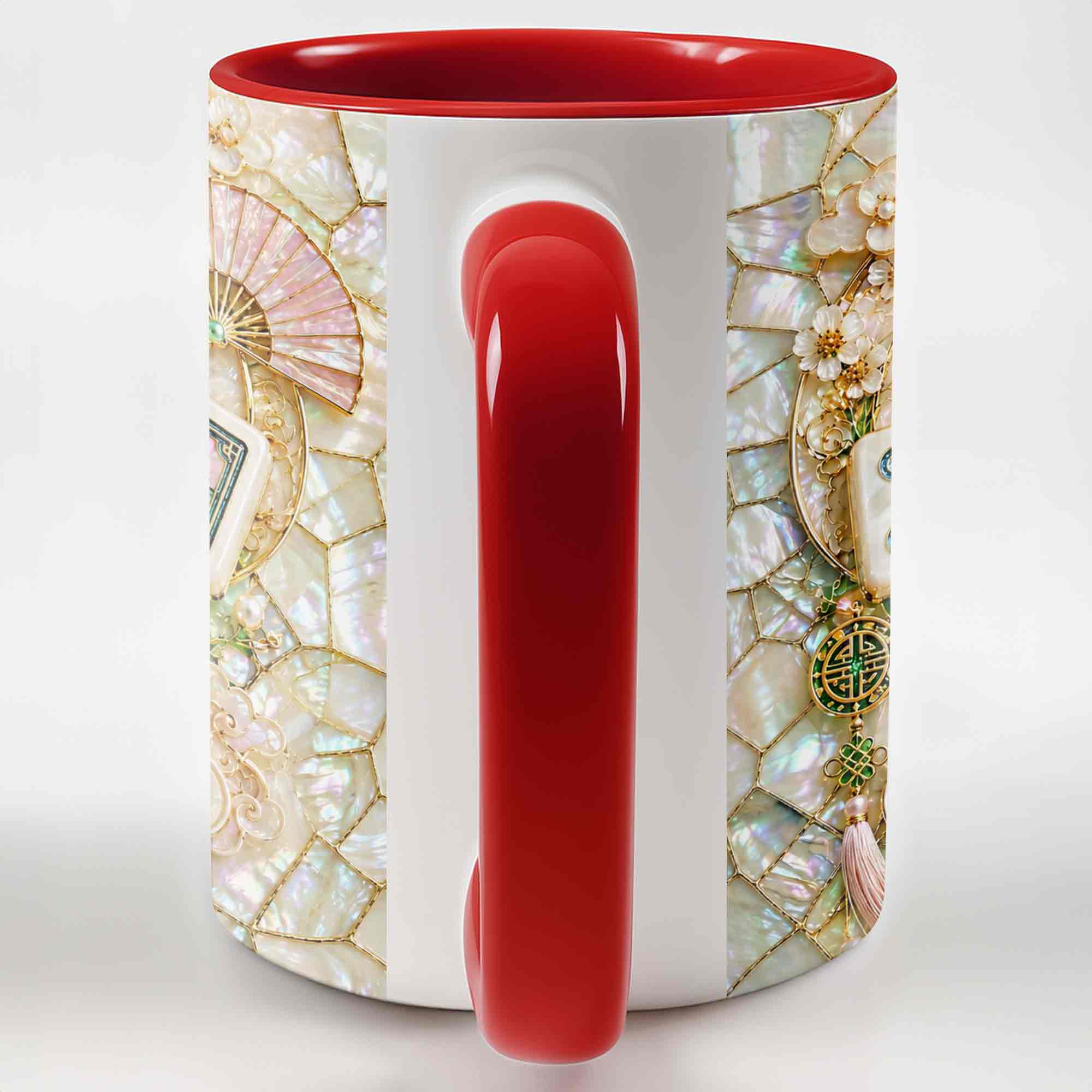 Personalized Mahjong Lovers Accent Mug Custom Gift for Gamers