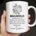 Personalized Mahjong Lover Coffee Mug Custom Name Gift Edge-to-edge Mug GradoCreations