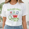 Personalized Mahjong Queen T-shirt and Hoodie Gift for Her Shirt GradoCreations