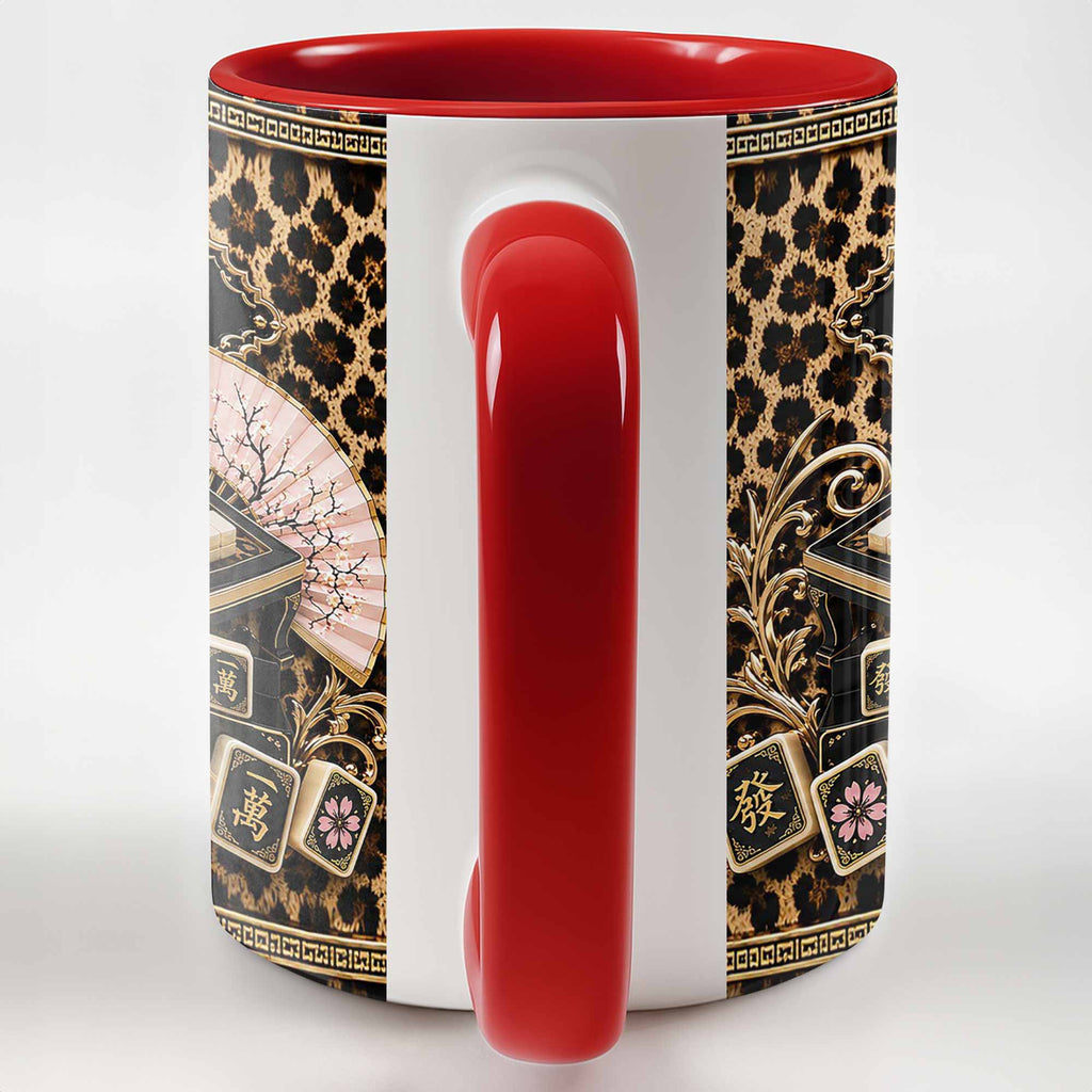 Personalized Mahjong Queen Accent Mug Custom Name Gift