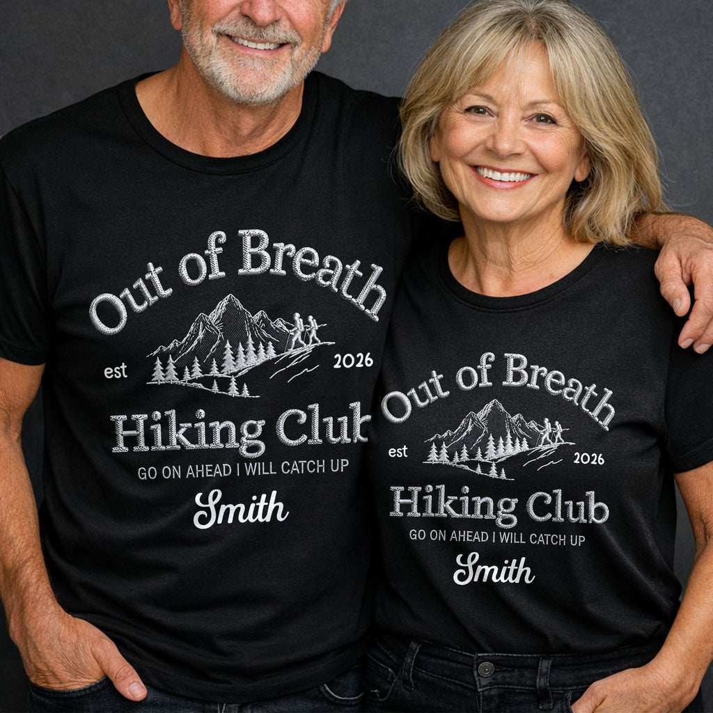 Personalized Hiking Club T-Shirt Hoodie Custom Gift for Him/Her Shirt GradoCreations