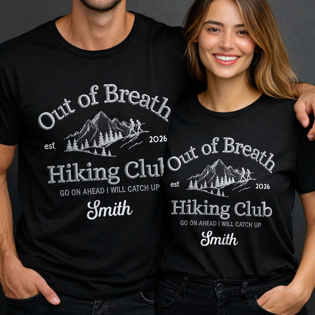Personalized Hiking Club T-Shirt Hoodie Custom Gift for Him/Her Shirt GradoCreations