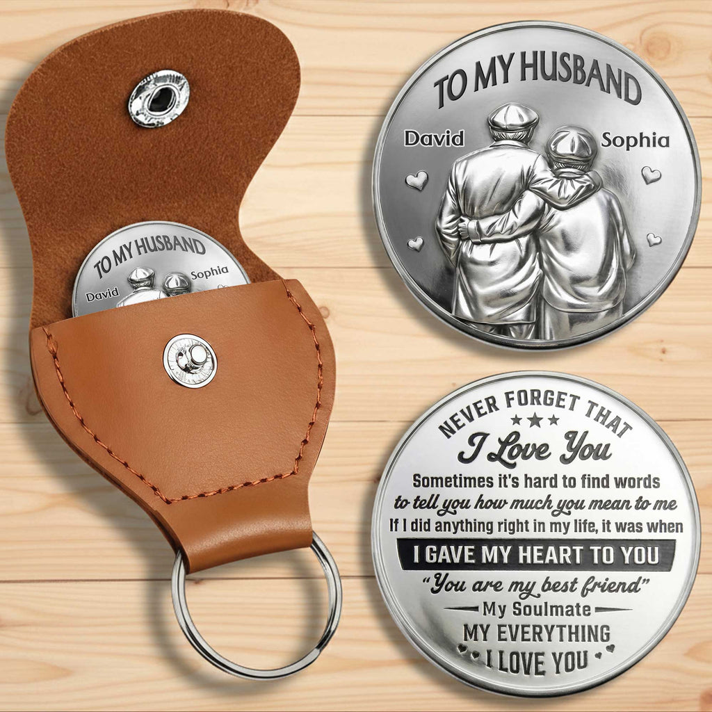 Personalized Pocket Hug Custom Message Gift for Husband Pocket Hug GradoCreations