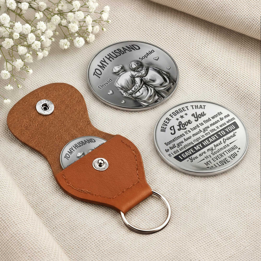 Personalized Pocket Hug Custom Message Gift for Husband Pocket Hug GradoCreations