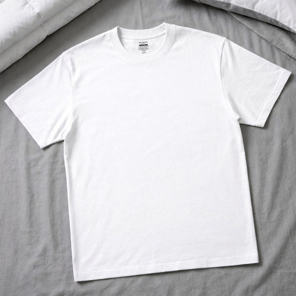 Personalized Inside Neck Print T-Shirt Gift for Husband Basic Shirt, Print inside back collar GradoCreations