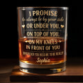 Personalized Custom Whiskey Glass Unique Heart Design Gift for Him Whiskey Glass GradoCreations
