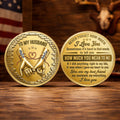Personalized Commemorative Coin for Husband Anniversary Gift