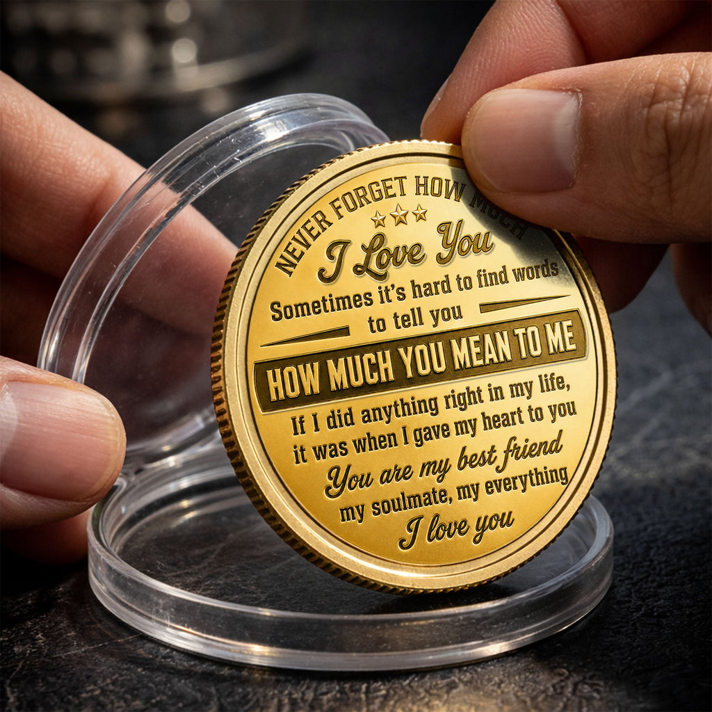 Personalized Commemorative Coin for Husband Anniversary Gift