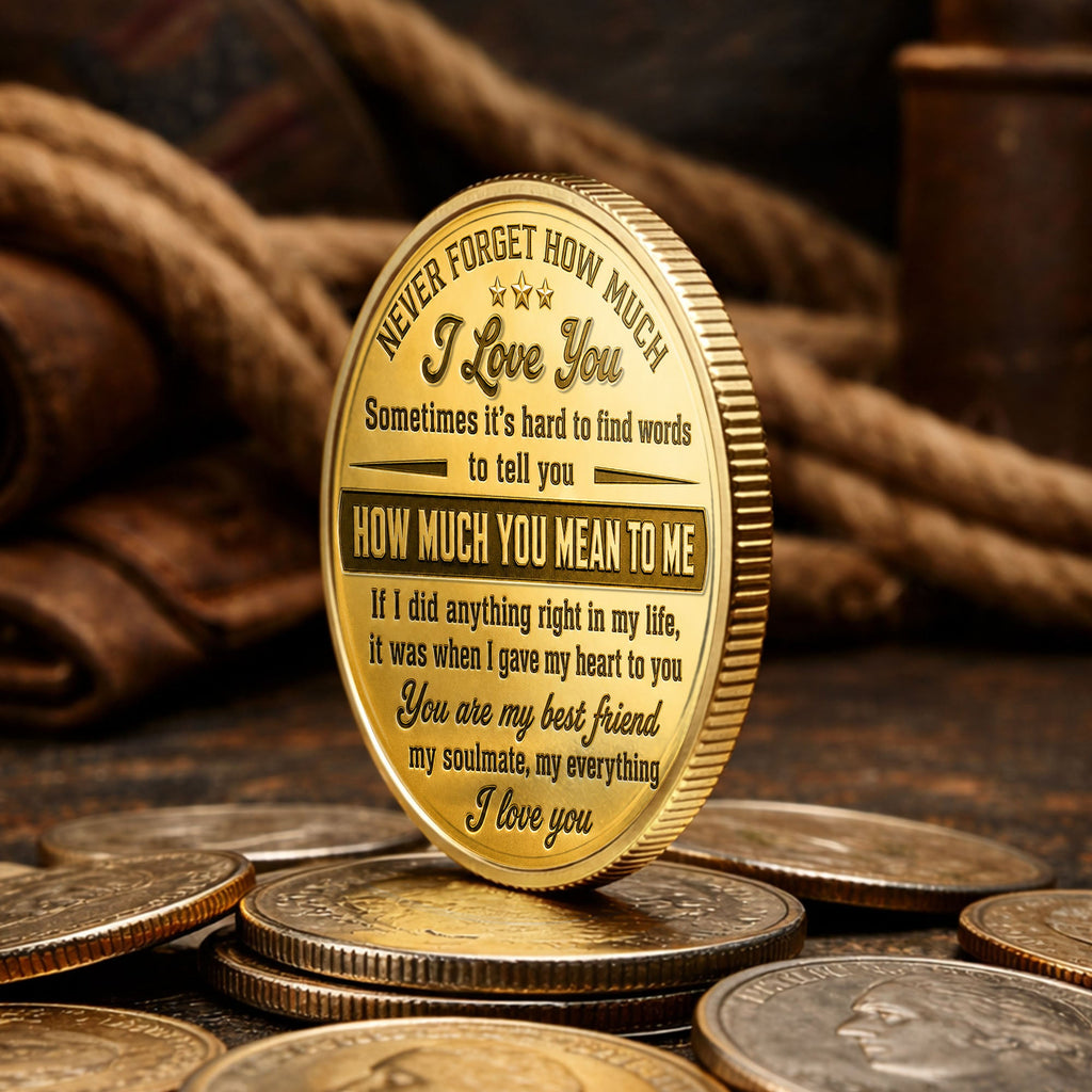 Personalized Commemorative Coin for Husband Anniversary Gift