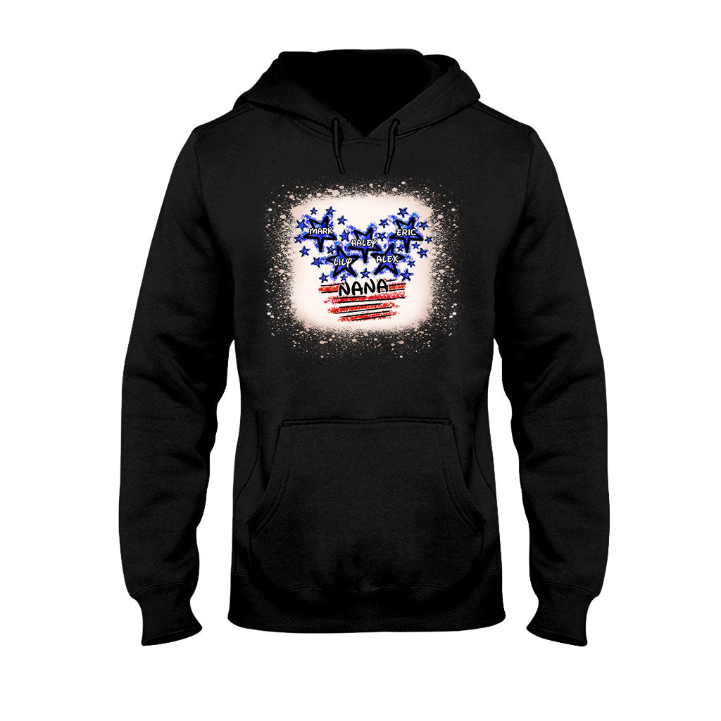 Personalized Independence Day T-shirt for Nana Custom Names Gift T-shirt & Hoodie GradoCreations