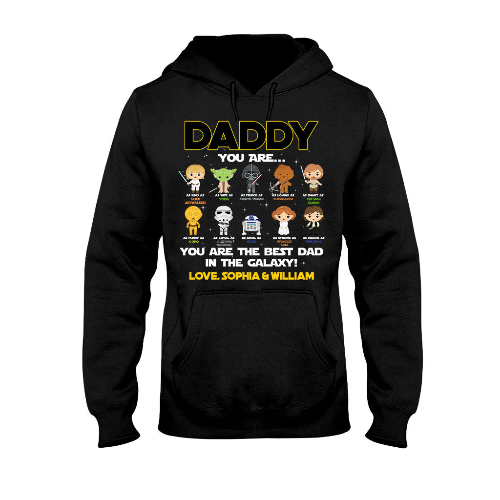 Personalized Father's Day T-shirt with Star Wars Design Gift for Dad T-shirt & Hoodie GradoCreations